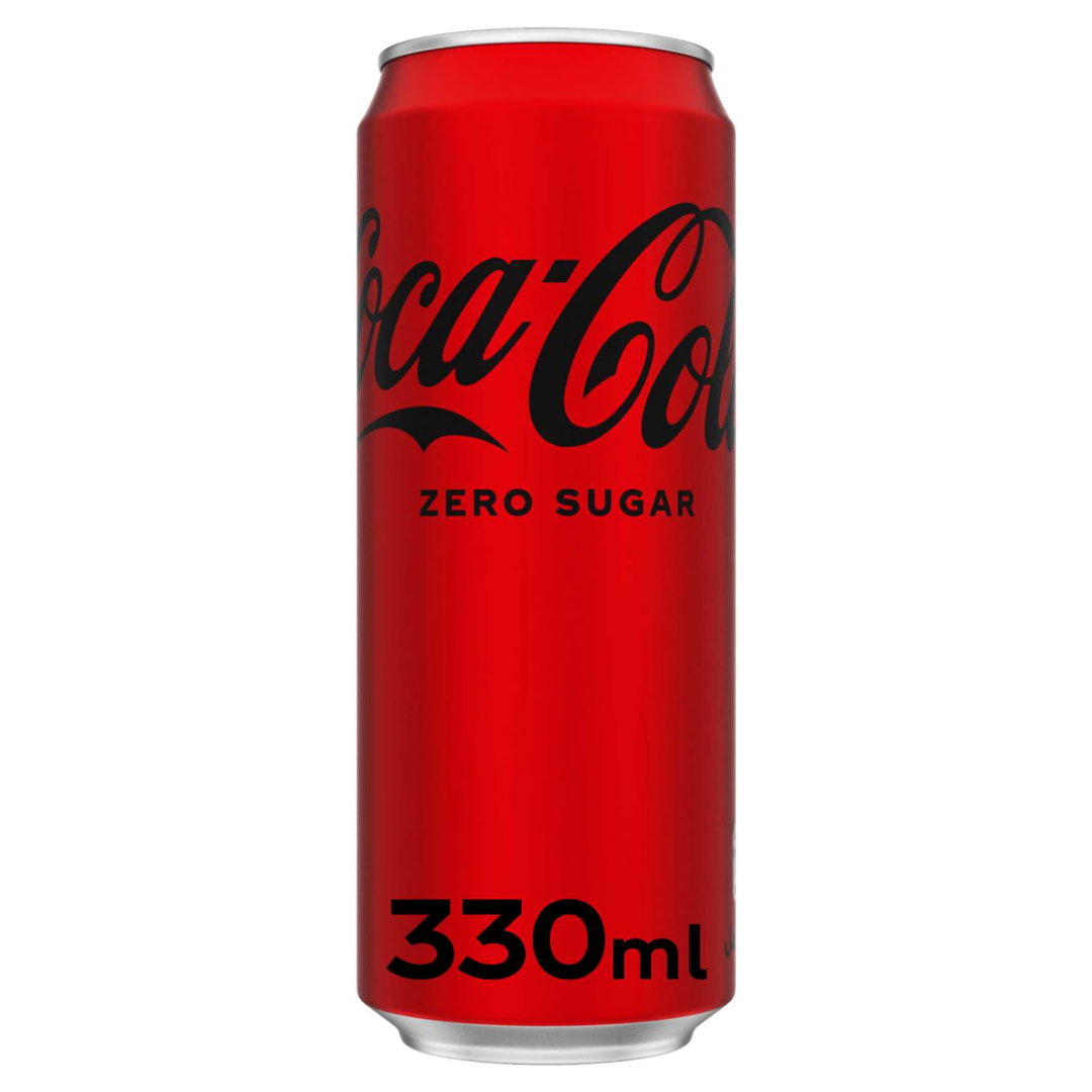 COCA COLA ZERO CAN 330ML